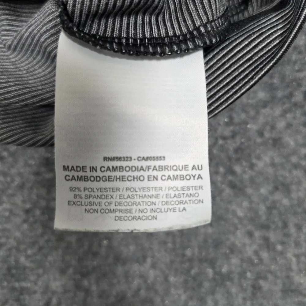 Nike Tiger Woods Collection TW Control Stripe Polo Mens M Gray 648719-010 Golf